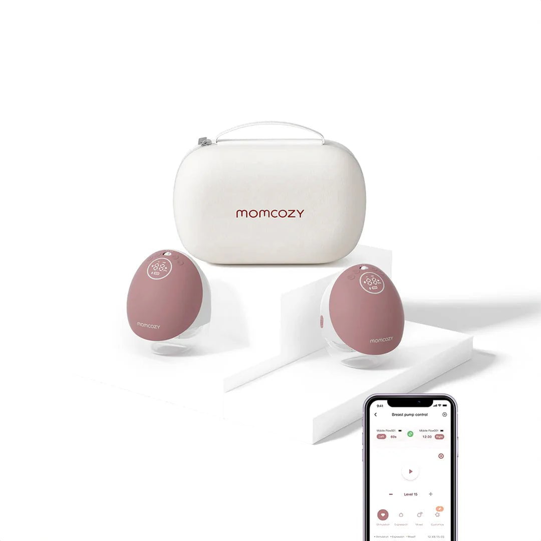 MomCozy Extractor de Leche Materna inalámbrico M9 Doble