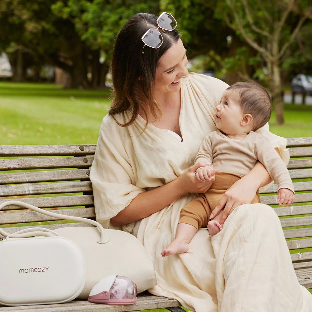 MomCozy Extractor de leche materna M6 Manos libres Doble