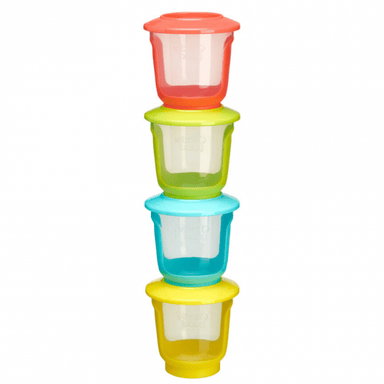Vital Baby Set de 4 contenedores de plástico
