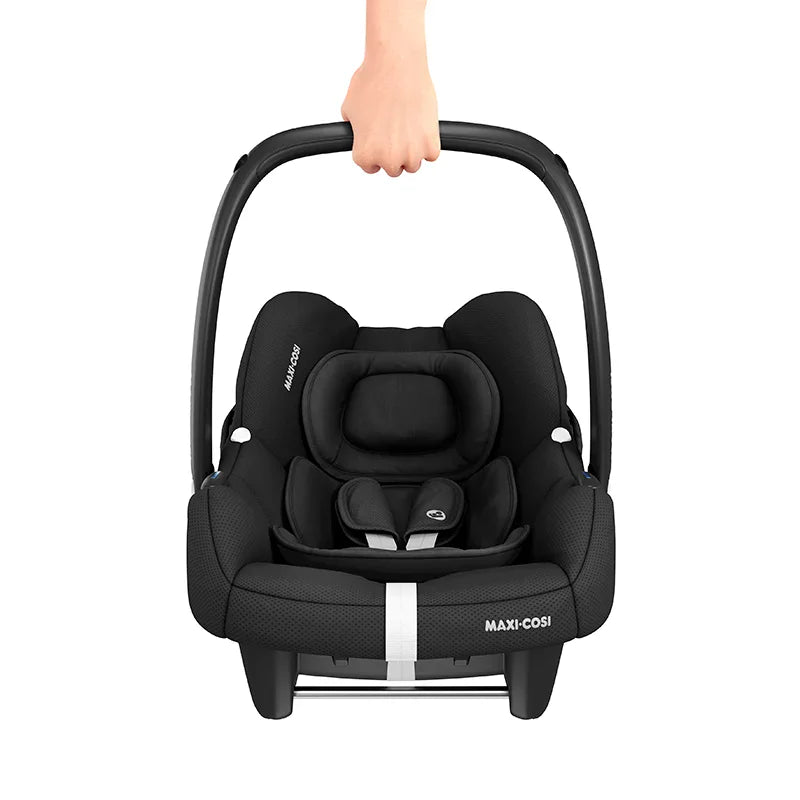 Maxi Cosi Silla Auto Nido Cabriofix Black + Familyfix S Black