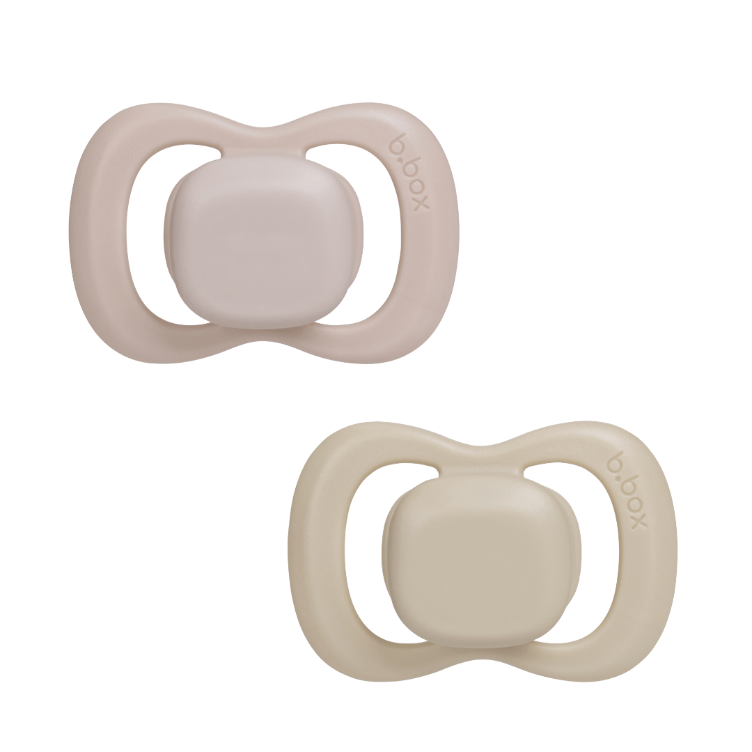 b.box Blush/Latte Chupete de Silicona 0-6 meses