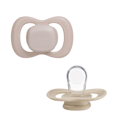 b.box Blush/Latte Chupete de Silicona 0-6 meses