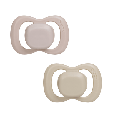 b.box Blush/Latte Chupete de Silicona 6 meses en adelante