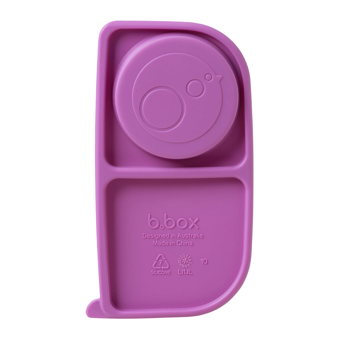 b.box Sugar Plum Sello de silicona para mini lonchera b.box