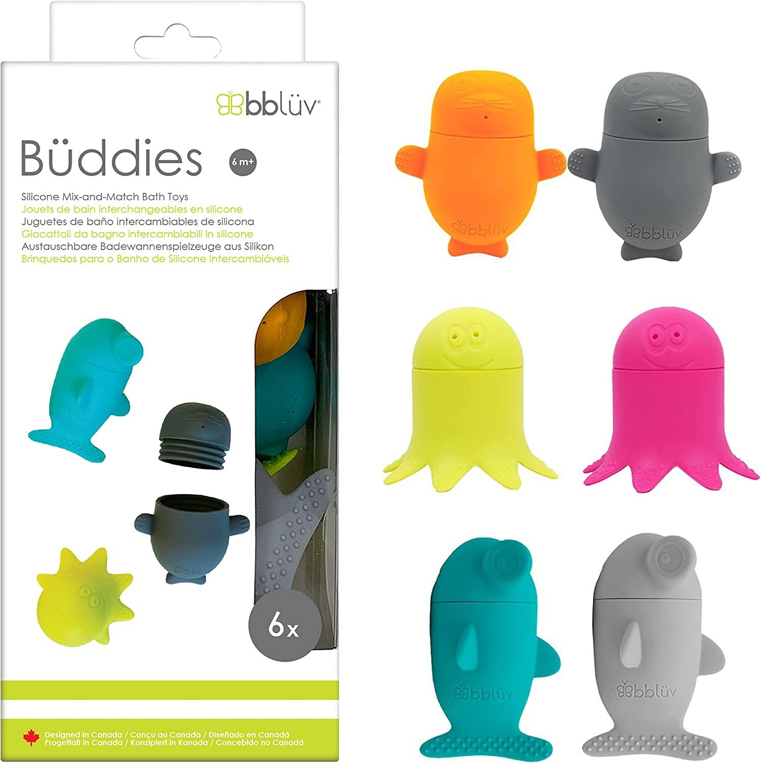 Bblüv Juguetes para el baño Buddies