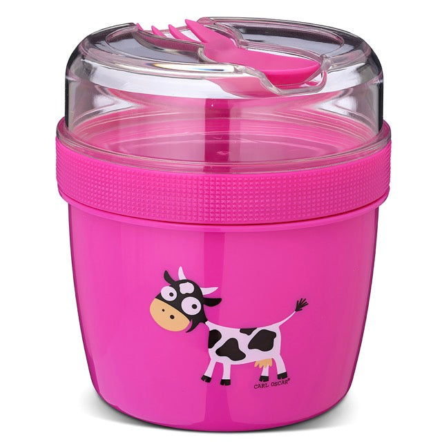 Carl Oscar Fucsia Contenedor para snacks con unidad de frio N'ice Cup™ Grande