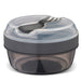 Carl Oscar Gris Contenedor para snacks con unidad de frio N'ice Cup™