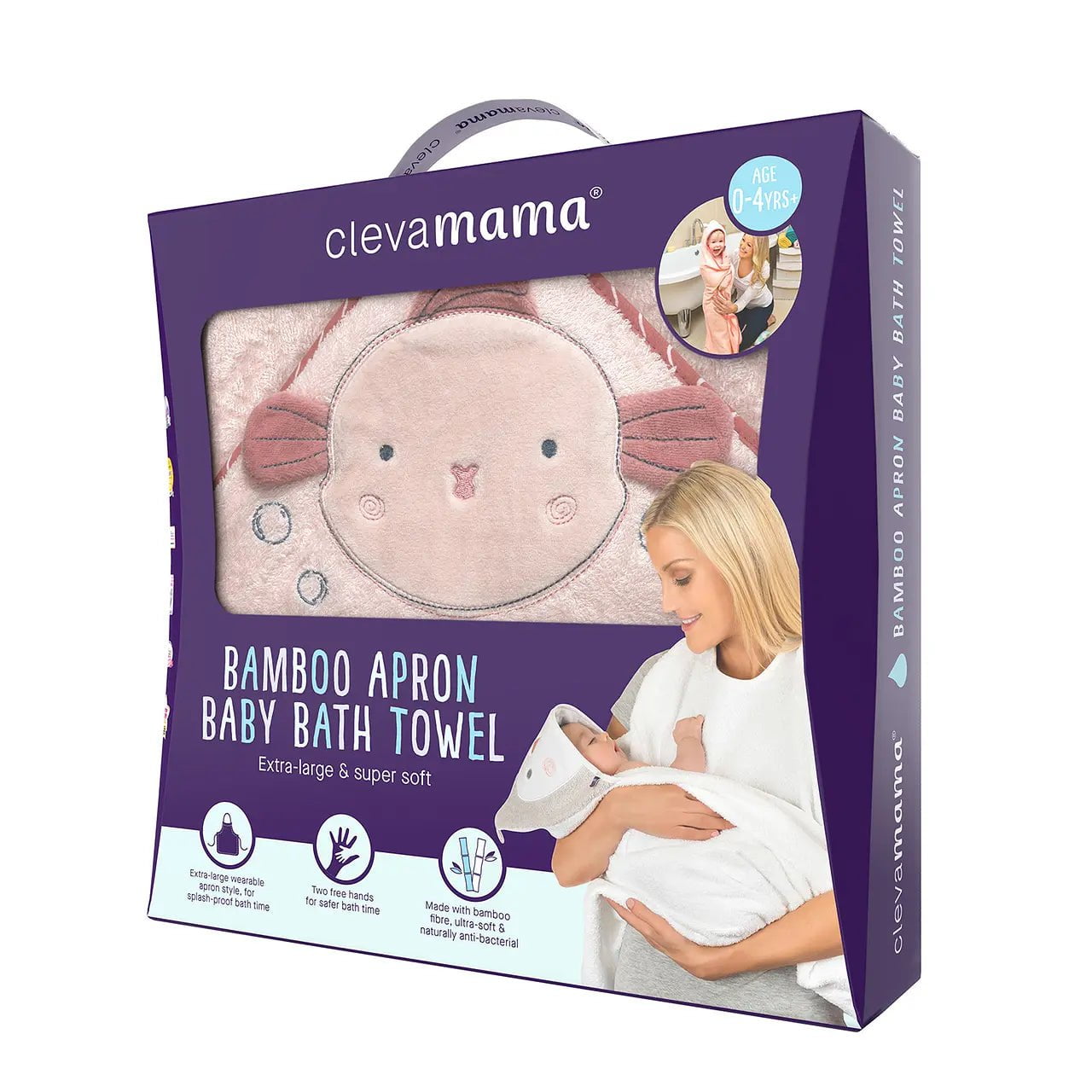 Clevamama Toalla Delantal de Bambú