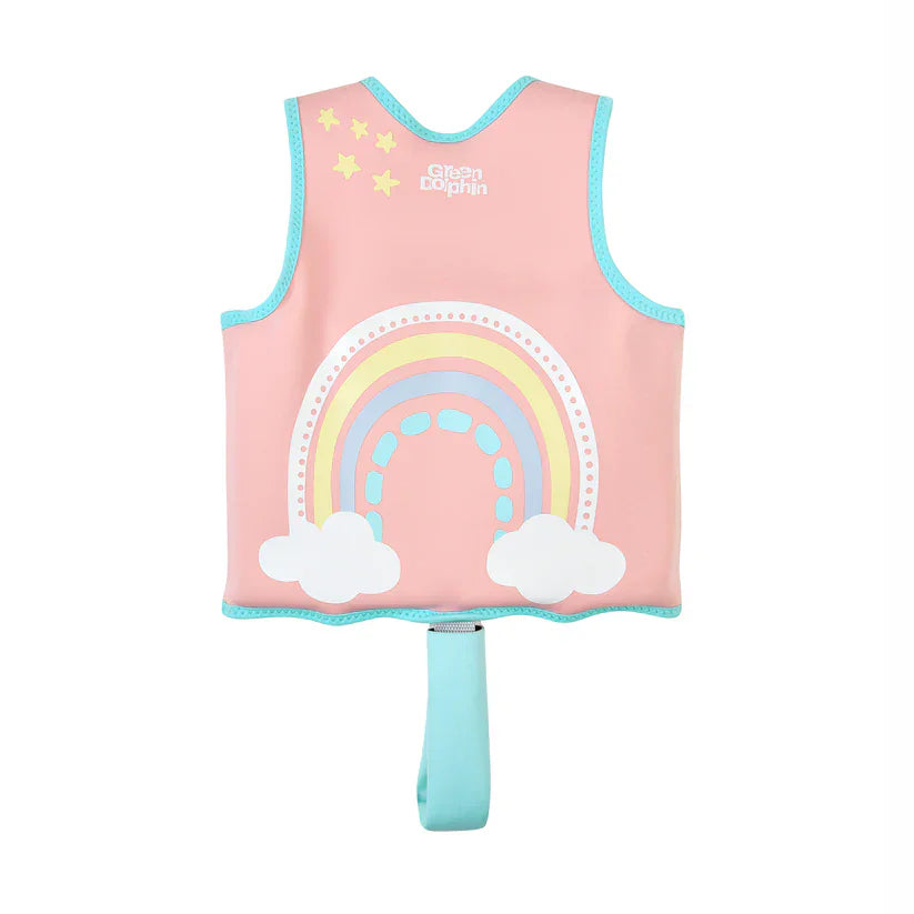 Green Dolphin Chaleco Flotador Infantil Palo Rosa