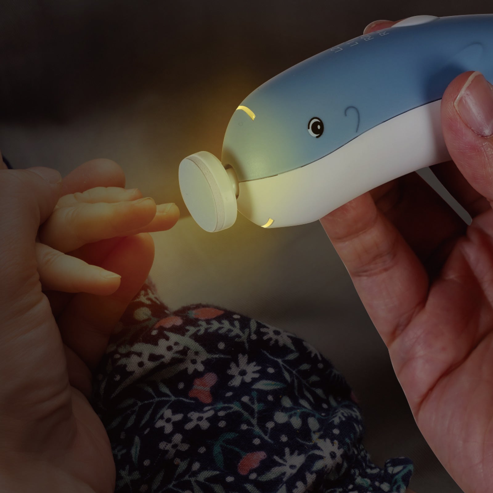 Haakaa Limador de uñas eléctrico Haakaa Friendly Whale