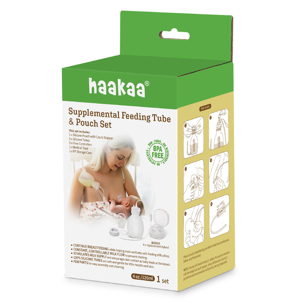 Haakaa Sonda y bolsa para alimentación suplementaria Haakaa