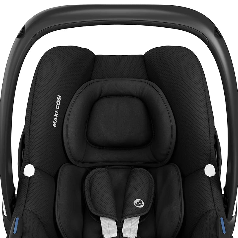 Maxi Cosi Silla Auto Nido Cabriofix Black + Familyfix S Black