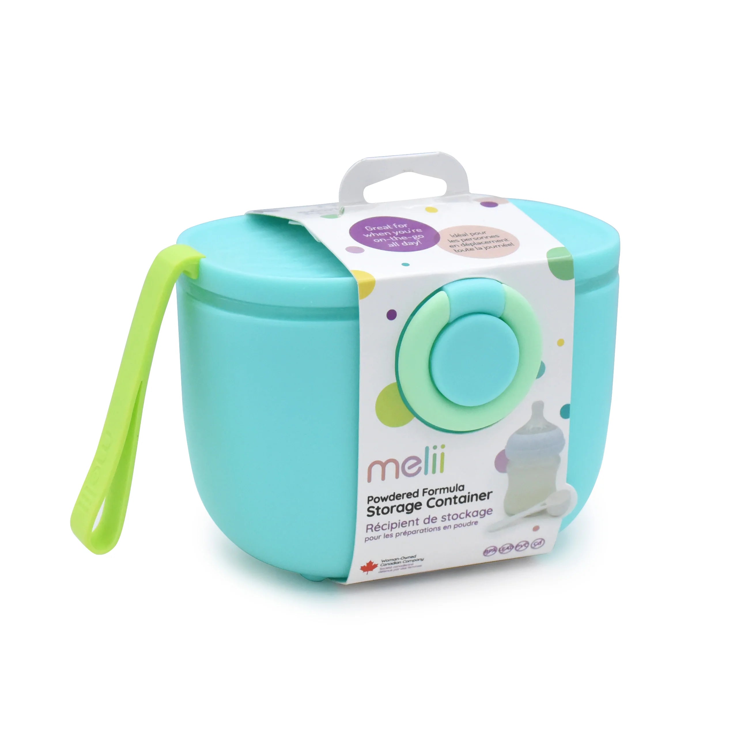 Melii Celeste Contenedor para almacenar fórmula