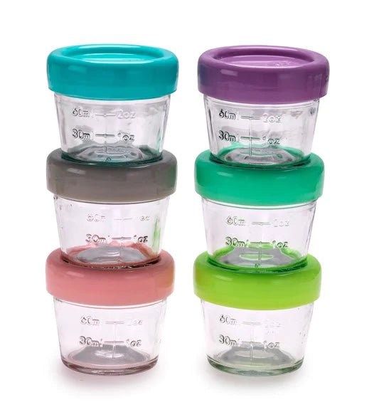 Contenedores de vidrio de 118 ml 6 u