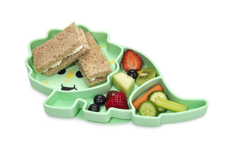 Plato de silicona con ventosa Dinosaurio