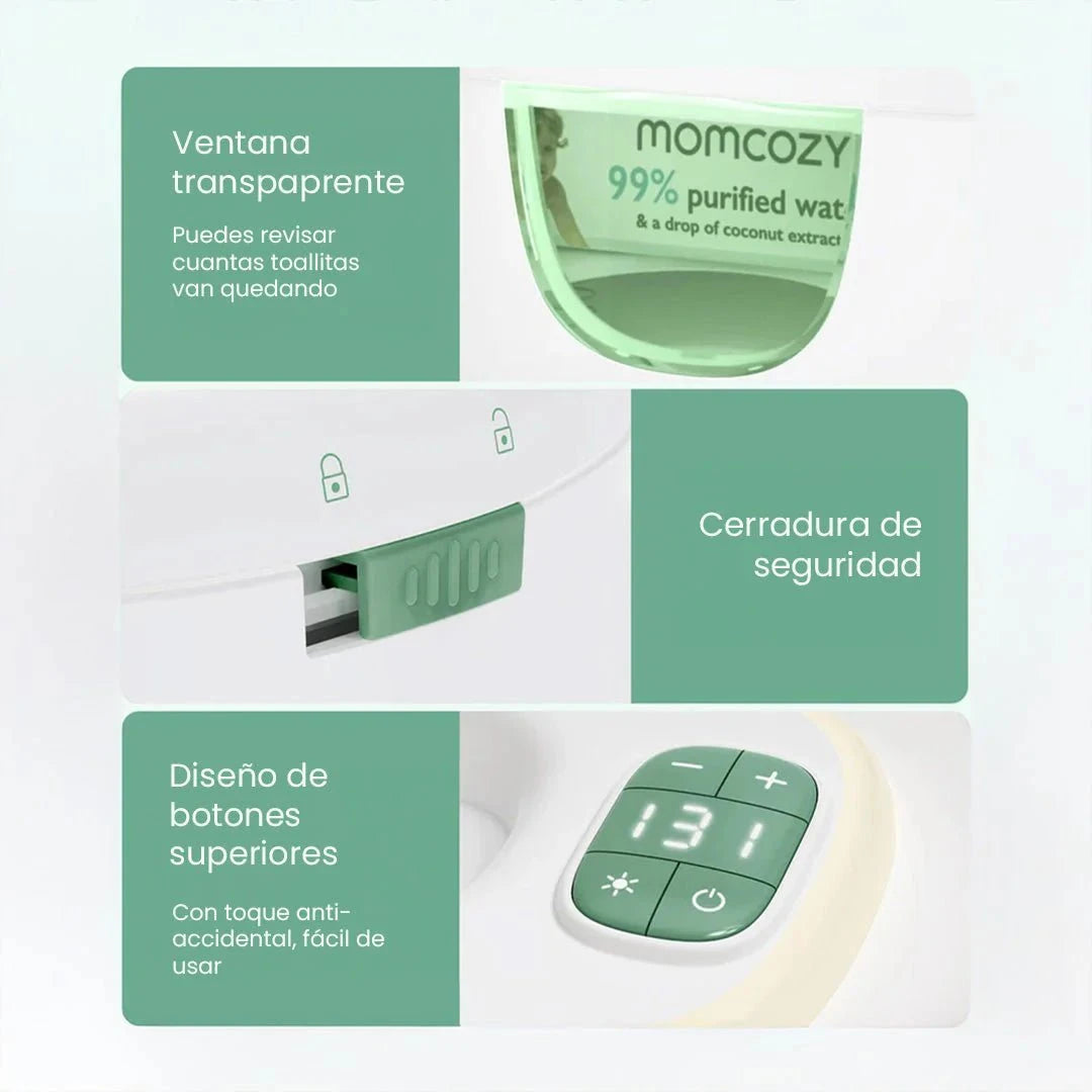 MomCozy Calentador Toallitas Húmedas