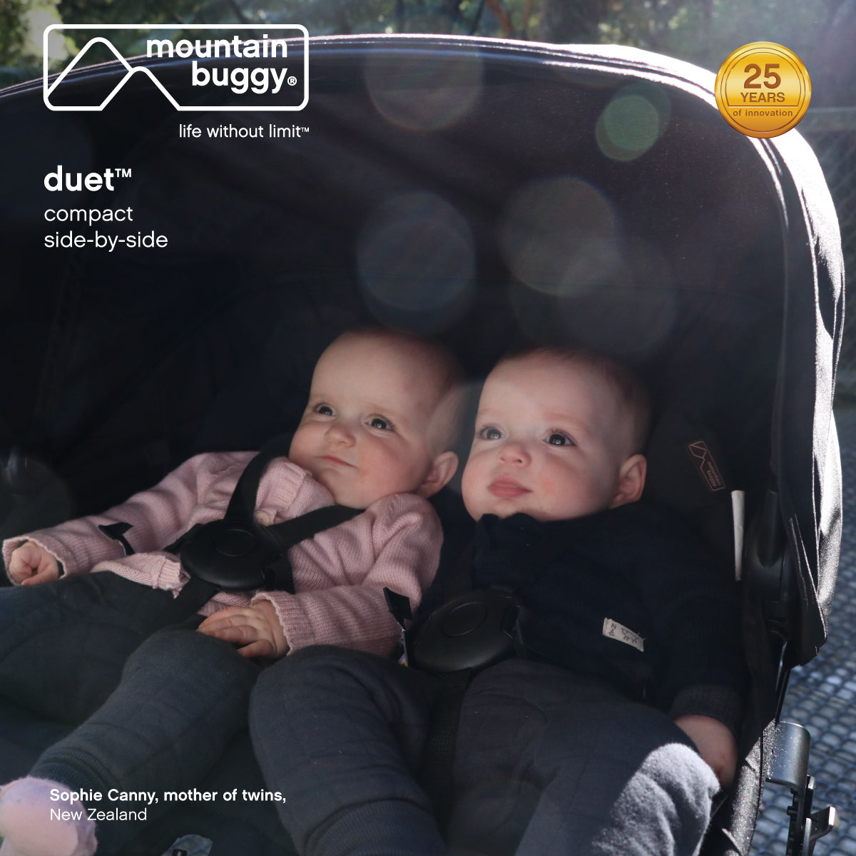 Mountain Buggy Coche de paseo todo terreno doble Duet™