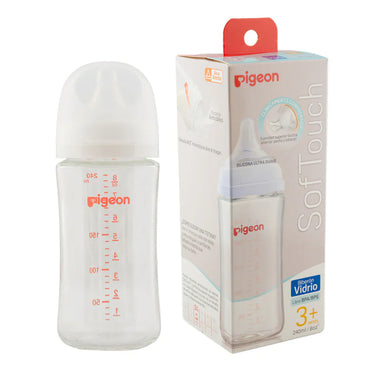Pigeon 240 ml Mamadera Softouch Pigeon vidrio