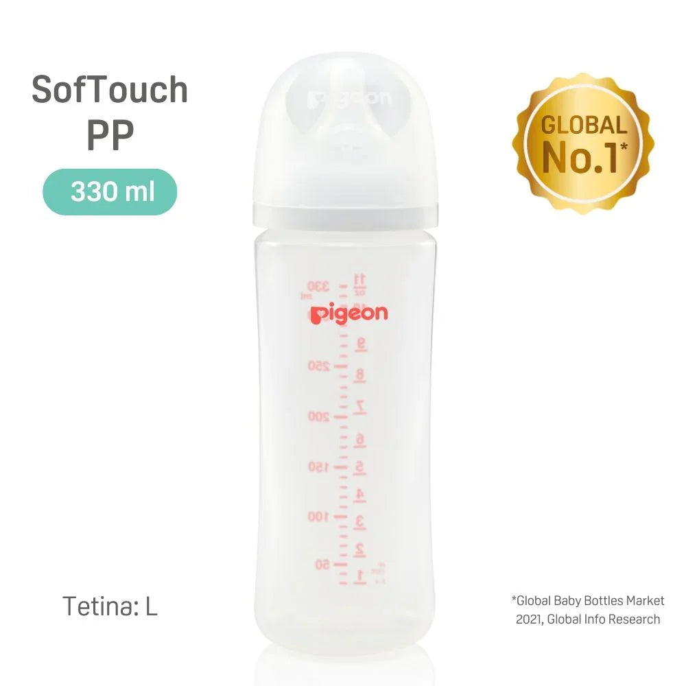 Pigeon 330 ml Mamadera Softouch Pigeon Plástico PP