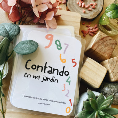 Pipocas Tarjetas de estimulación Contando en mi jardín