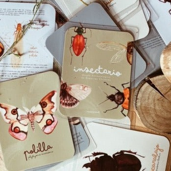 Pipocas Tarjetas de estimulación Insectario