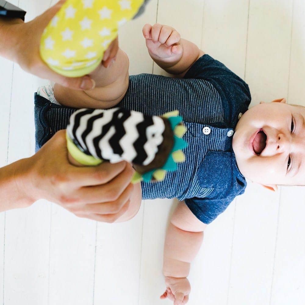 Calcetines estimuladores Foot Finders Erizo - Mapache