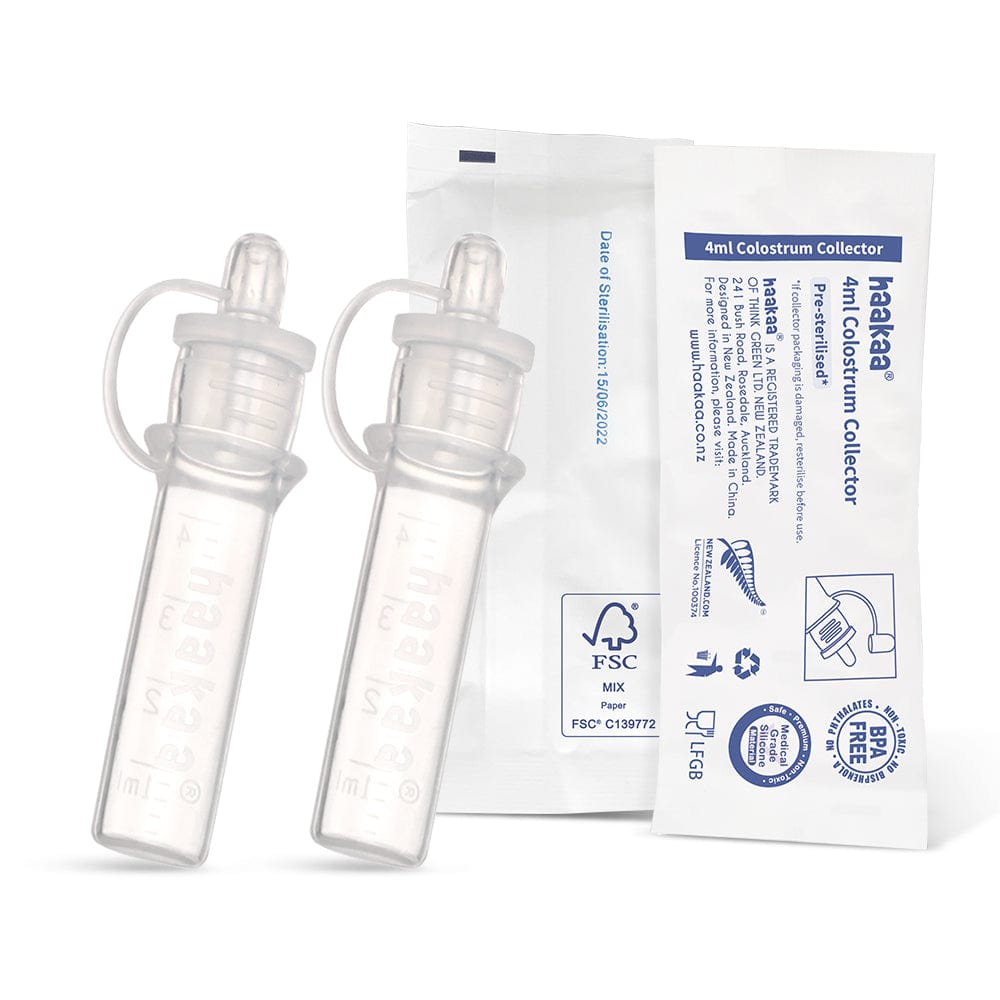 Recolector y dispensador de calostro PREESTERILIZADO Haakaa