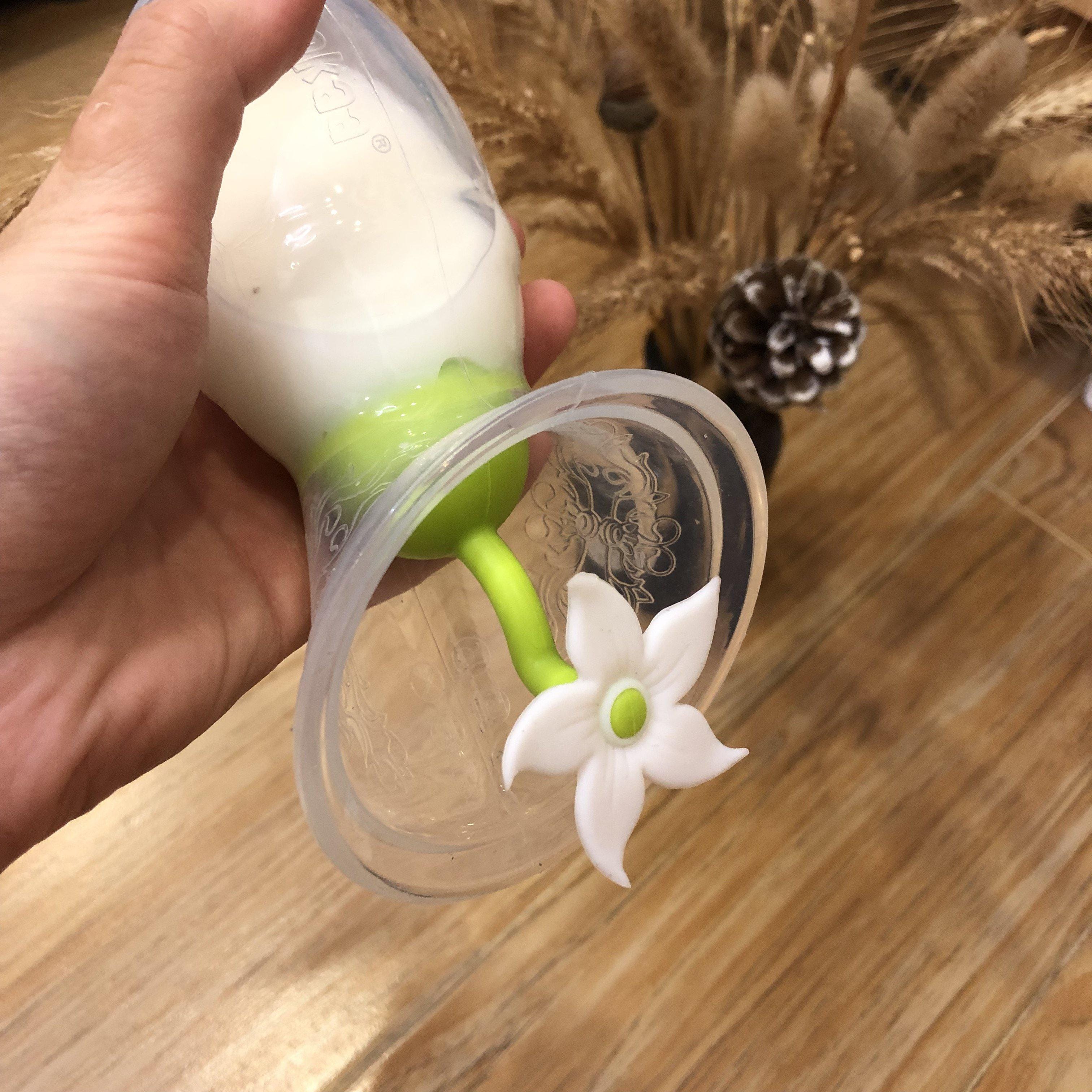 Haakaa Tapón de Flor de silicona para recolector de leche materna Haakaa