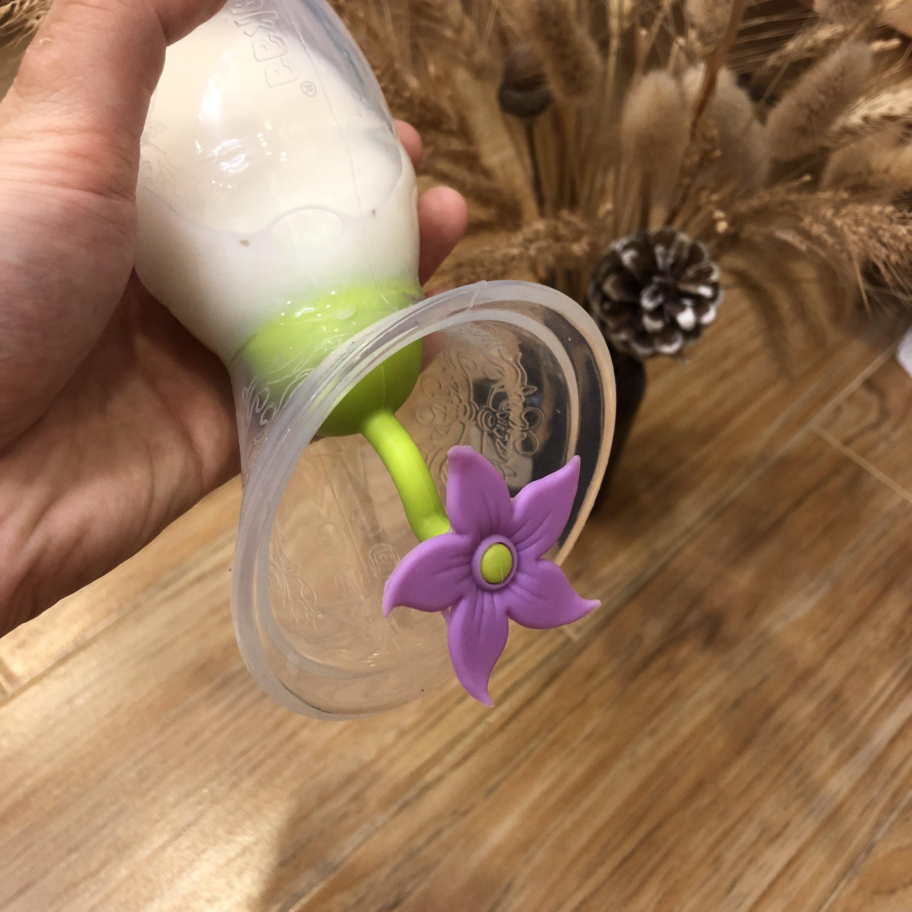 Tapón de Flor de silicona para recolector de leche materna Haakaa