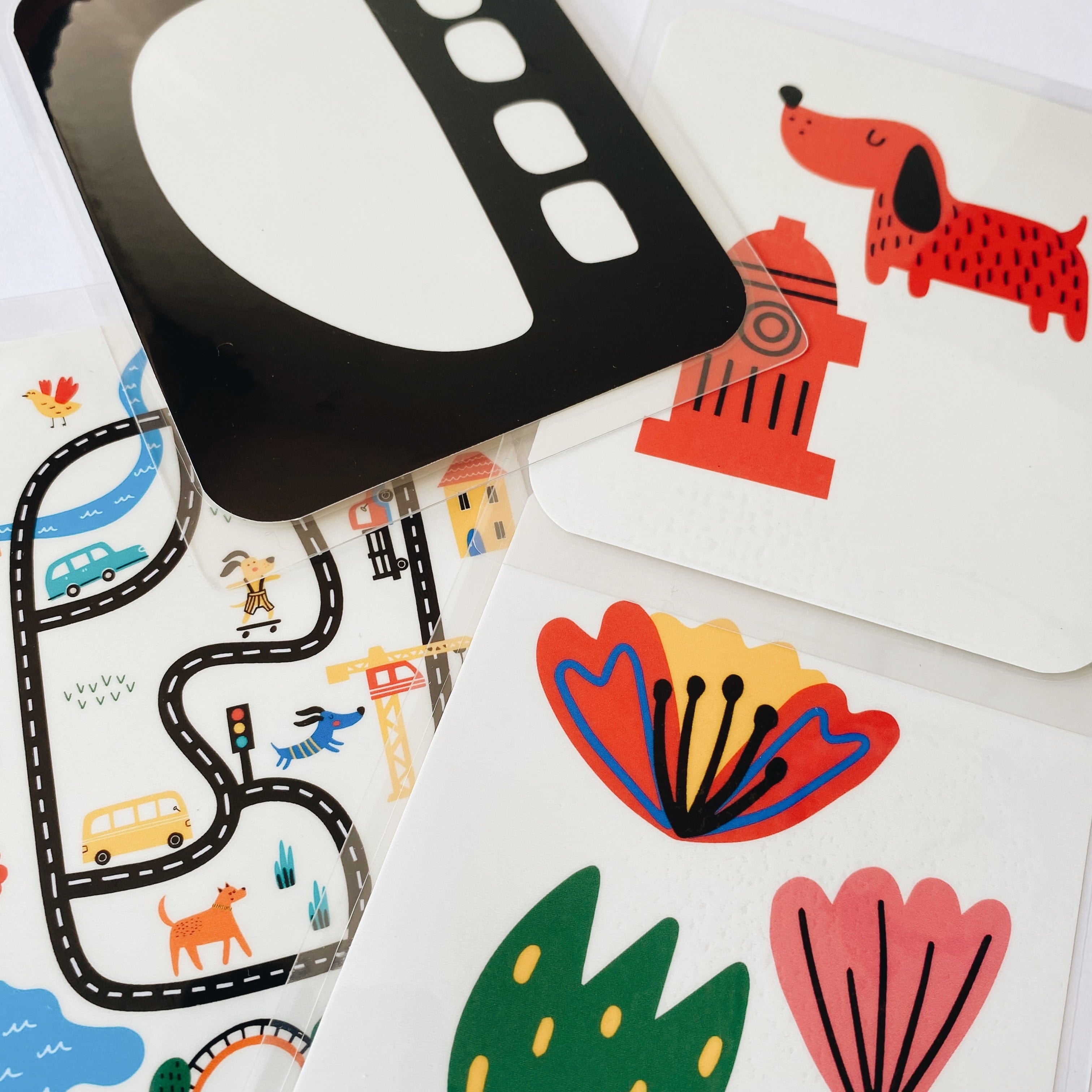 Tarjetas de estimulación Contrastes