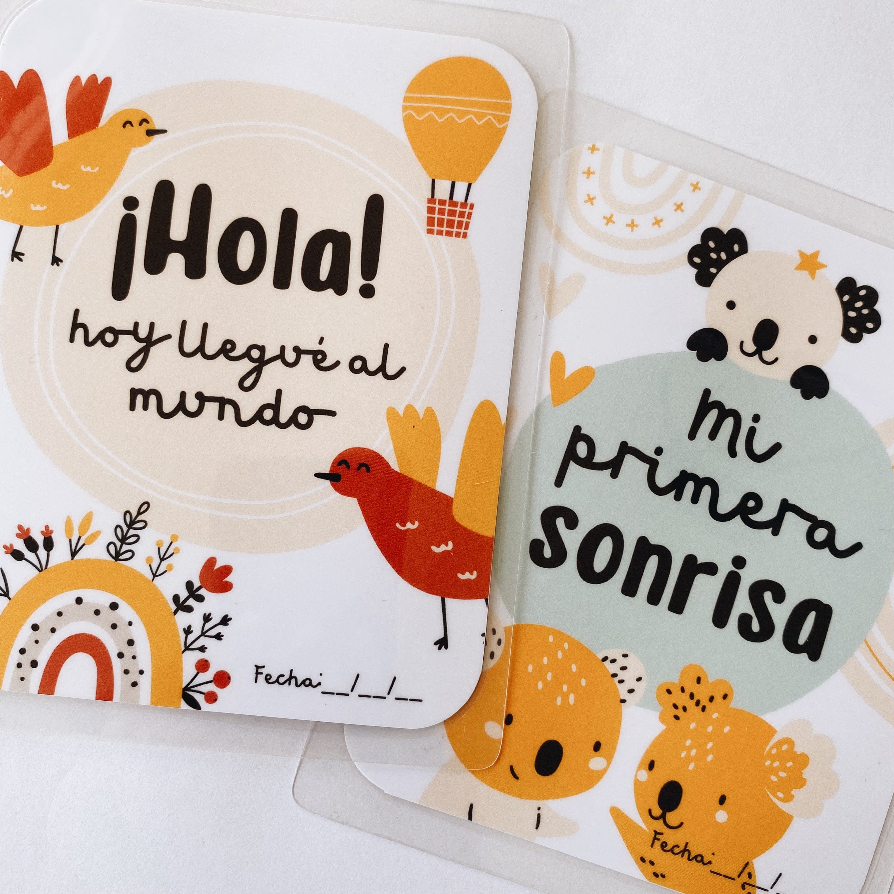 Tarjetas de estimulación Hoy cumplo y aprendo
