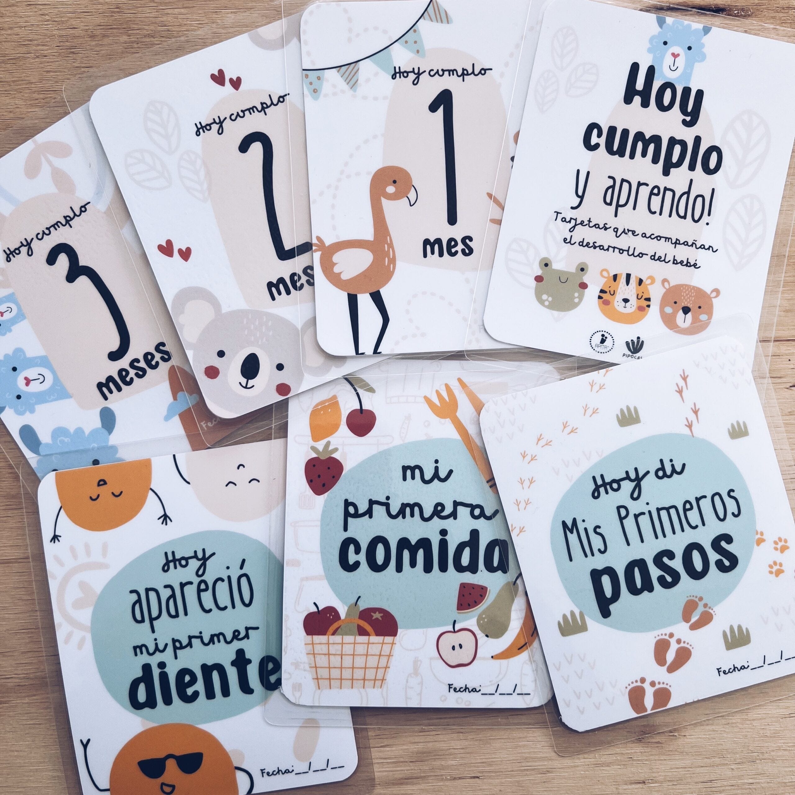 Pipocas Tarjetas de estimulación Hoy cumplo y aprendo