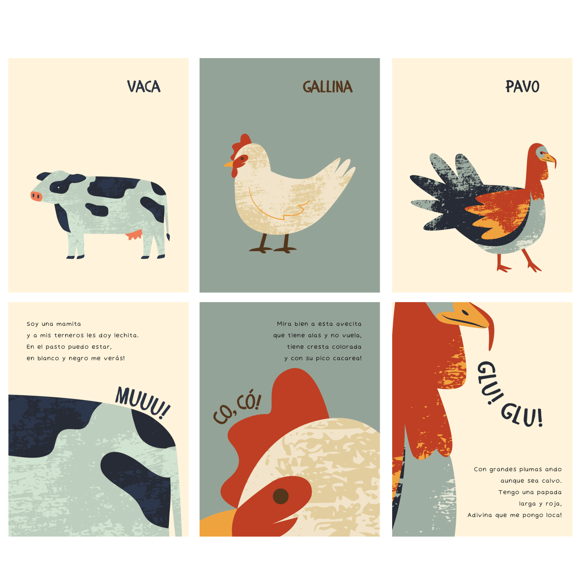 Tarjetas de estimulación ¿Qué animal es?