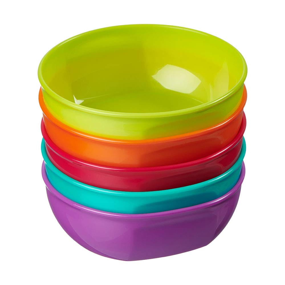 Pack de 5 bowls plásticos