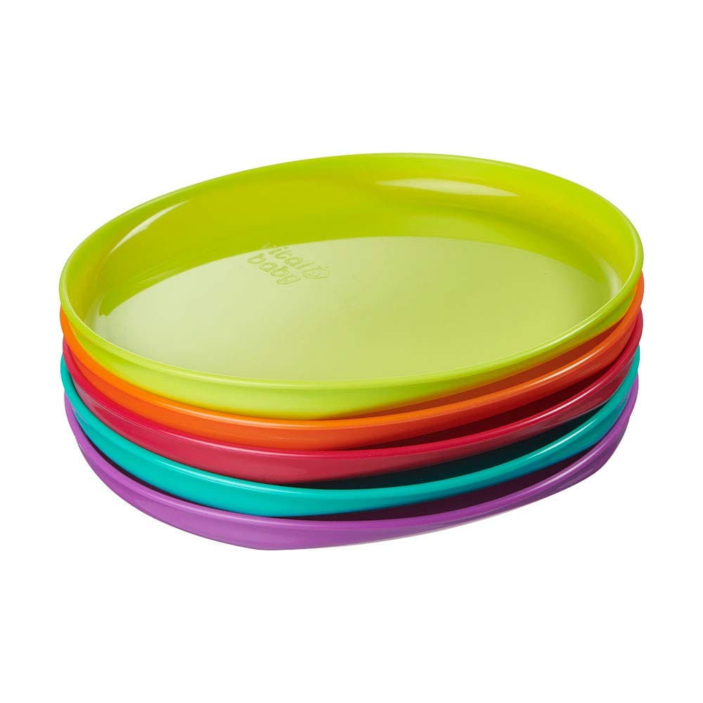 Pack de 5 platos plásticos